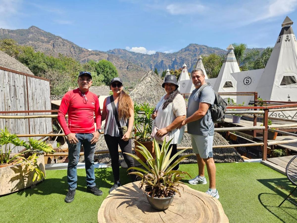 Hotel Fungi Tipis à Tepoztlán Extérieur photo