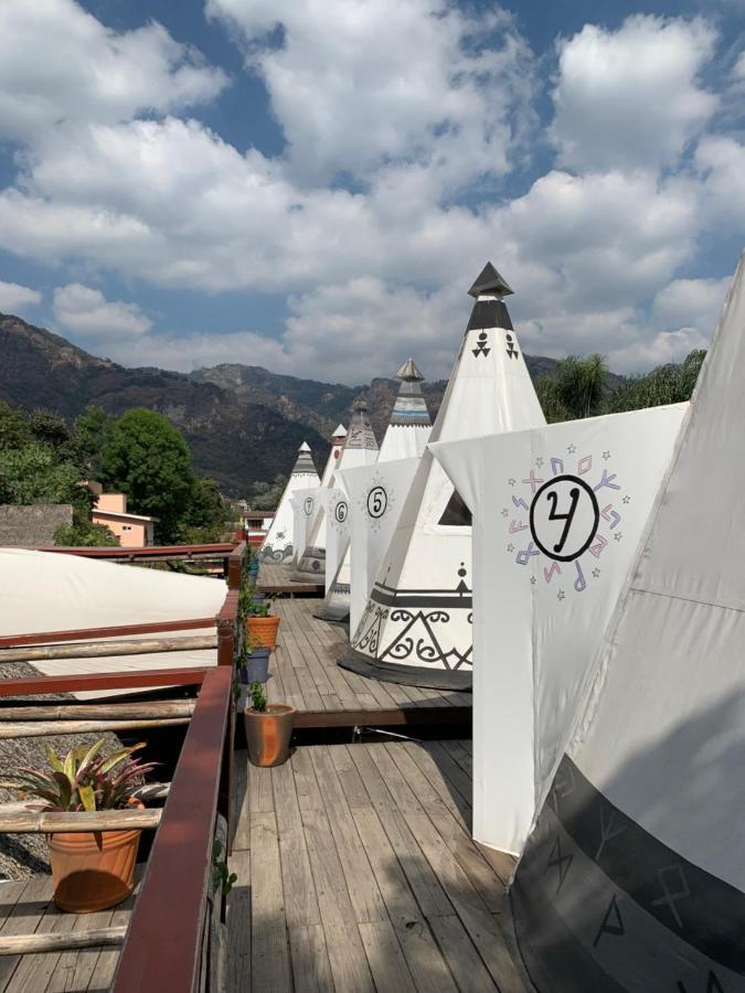 Hotel Fungi Tipis à Tepoztlán Extérieur photo